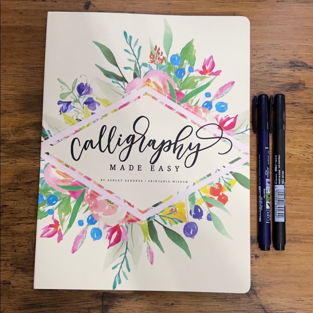 Calligraphy Made Easy Book With 2 Pens